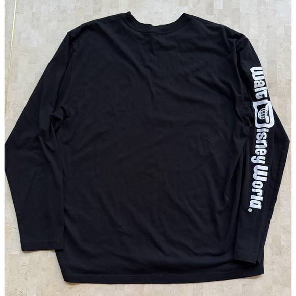 Official Walt Disney World Long Sleeve T Shirt Black w/logo Mickey Sz XL - Picture 5 of 5